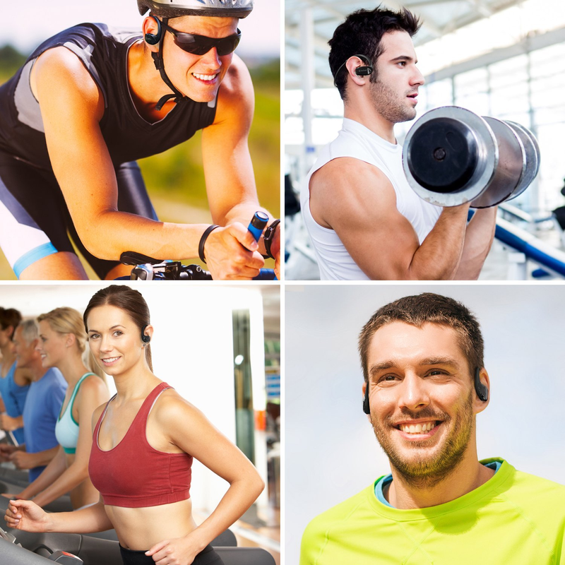 Illustration for article titled The wonderful world of cheap bluetooth headphones photoshopped onto stock photos of people exercising